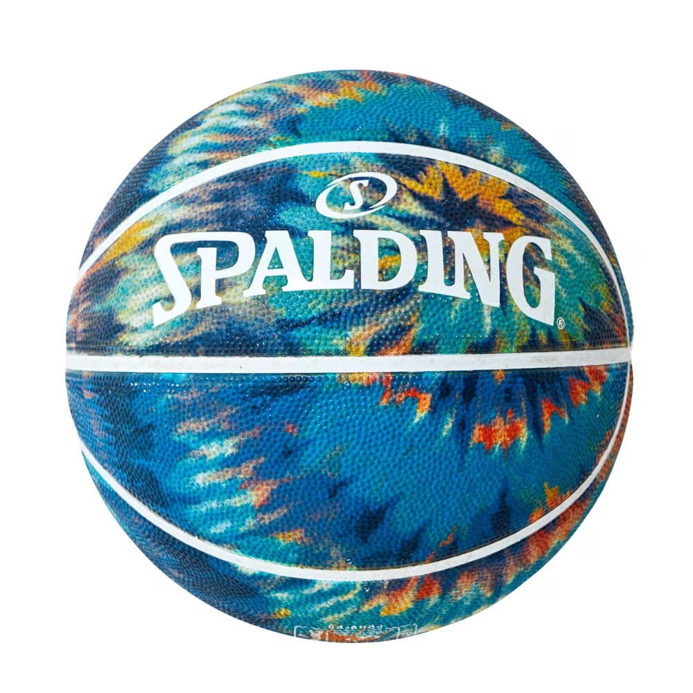 スポルディング（SPALDING）（メンズ）バスケットボール 7号球 スパイラルダイ ターコイズ 84-808J