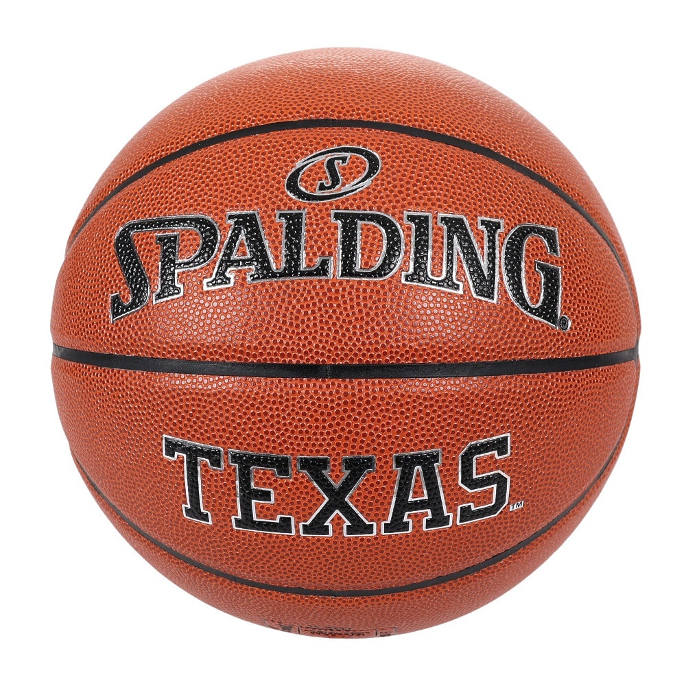 スポルディング（SPALDING）（メンズ、レディース）バスケットボール 7号球 テキサス ロングホーンズ 7号球 77-535J 屋外 室外