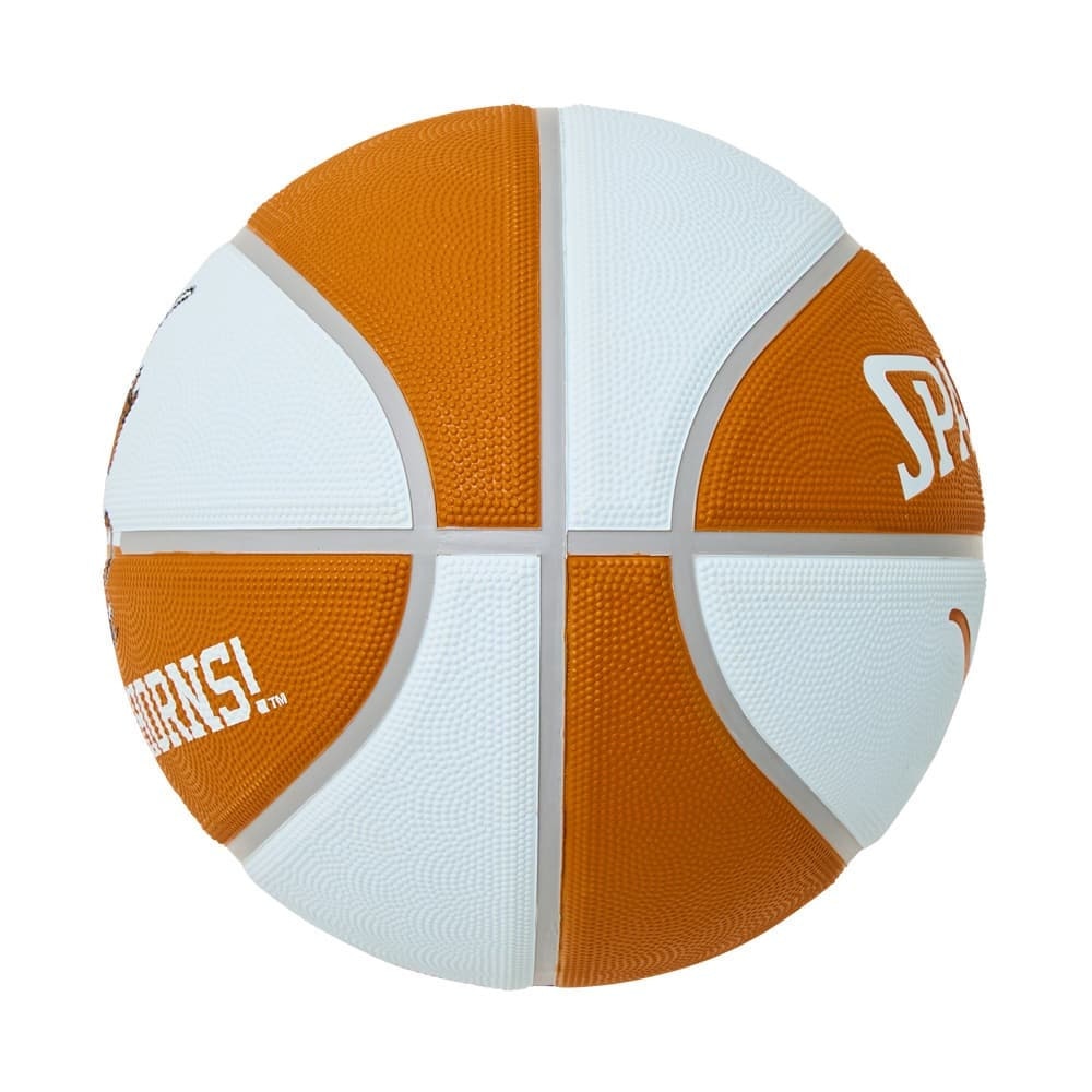 スポルディング（SPALDING）（メンズ）バスケットボール 7号球 テキサス HOOKEMマーク ラバー 84-916J