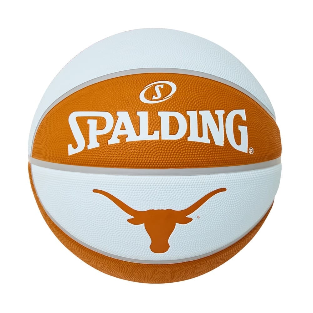 スポルディング（SPALDING）（メンズ）バスケットボール 7号球 テキサス HOOKEMマーク ラバー 84-916J