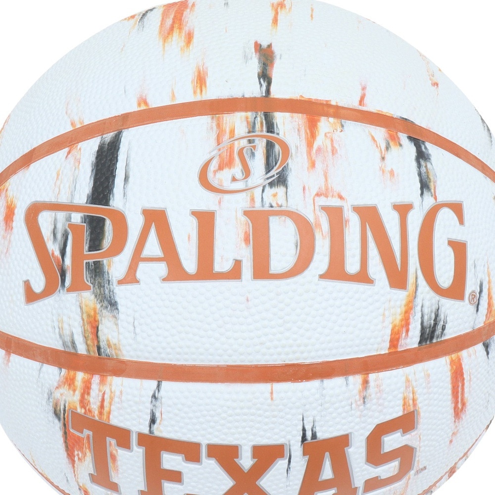 スポルディング（SPALDING）（メンズ）バスケットボール 7号球 テキサス ロングホーンズ マーブル ラバー 84-915J