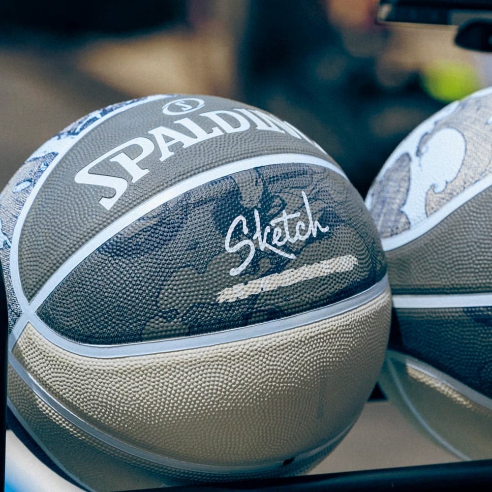 スポルディング（SPALDING）（メンズ）バスケットボール 7号球 スケッチ ジャンプ 84-382Z