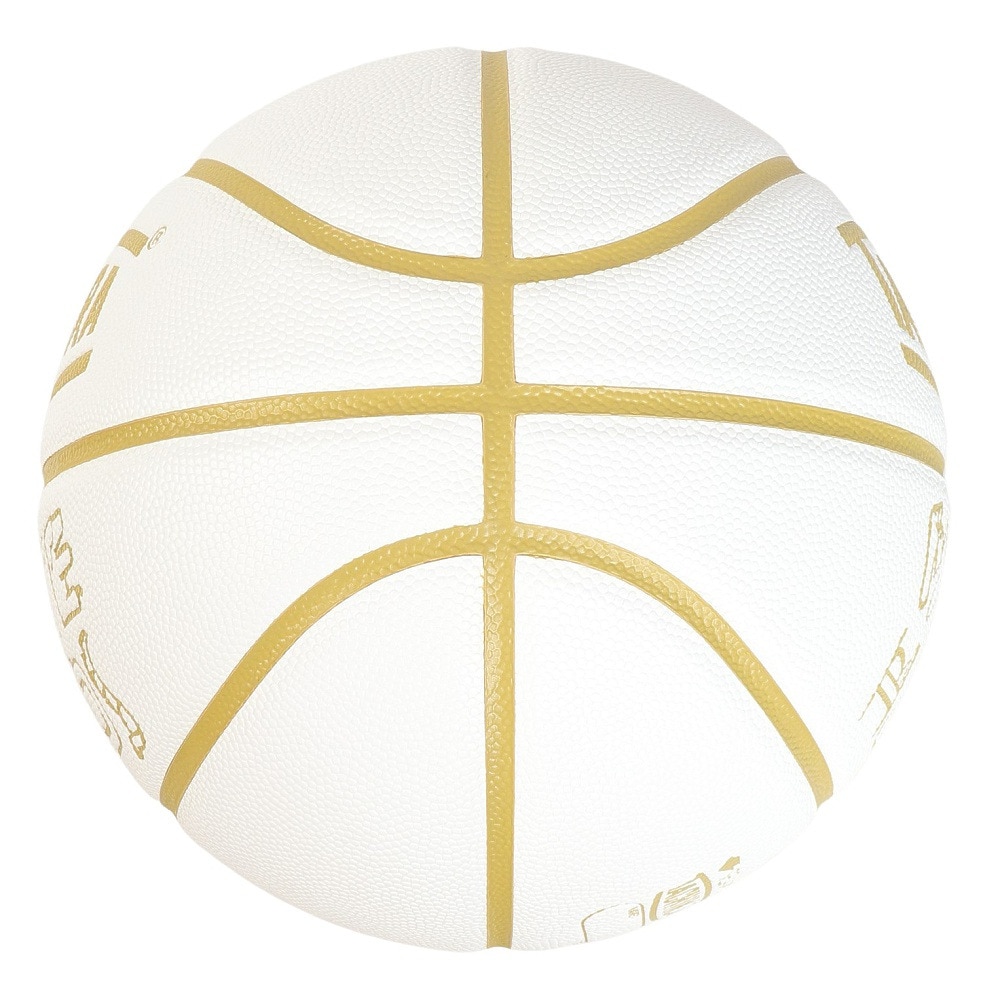 タチカラ（TACHIKARA）（メンズ）バスケットボール 7号球 WHITE HANDS ホワイト×ゴールド SB7-295