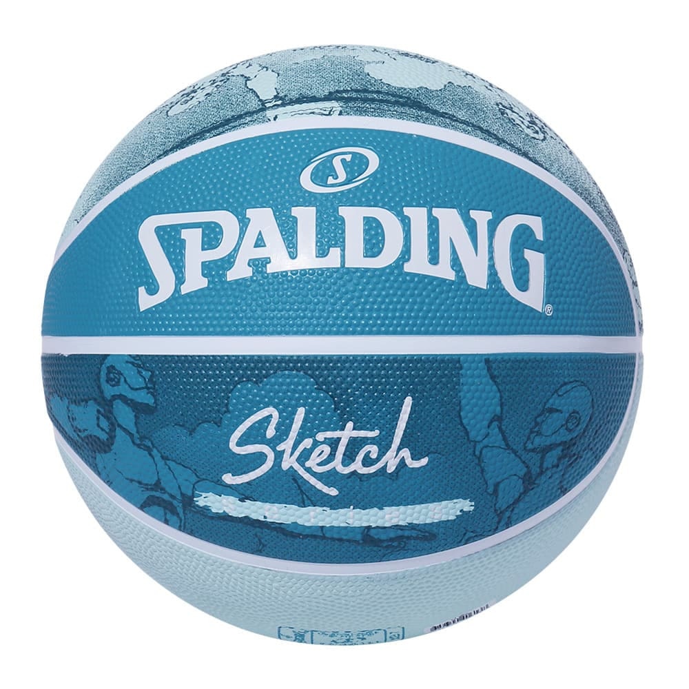 スポルディング（SPALDING）（メンズ）バスケットボール 7号球 スケッチ クラック ラバー 84-380Z