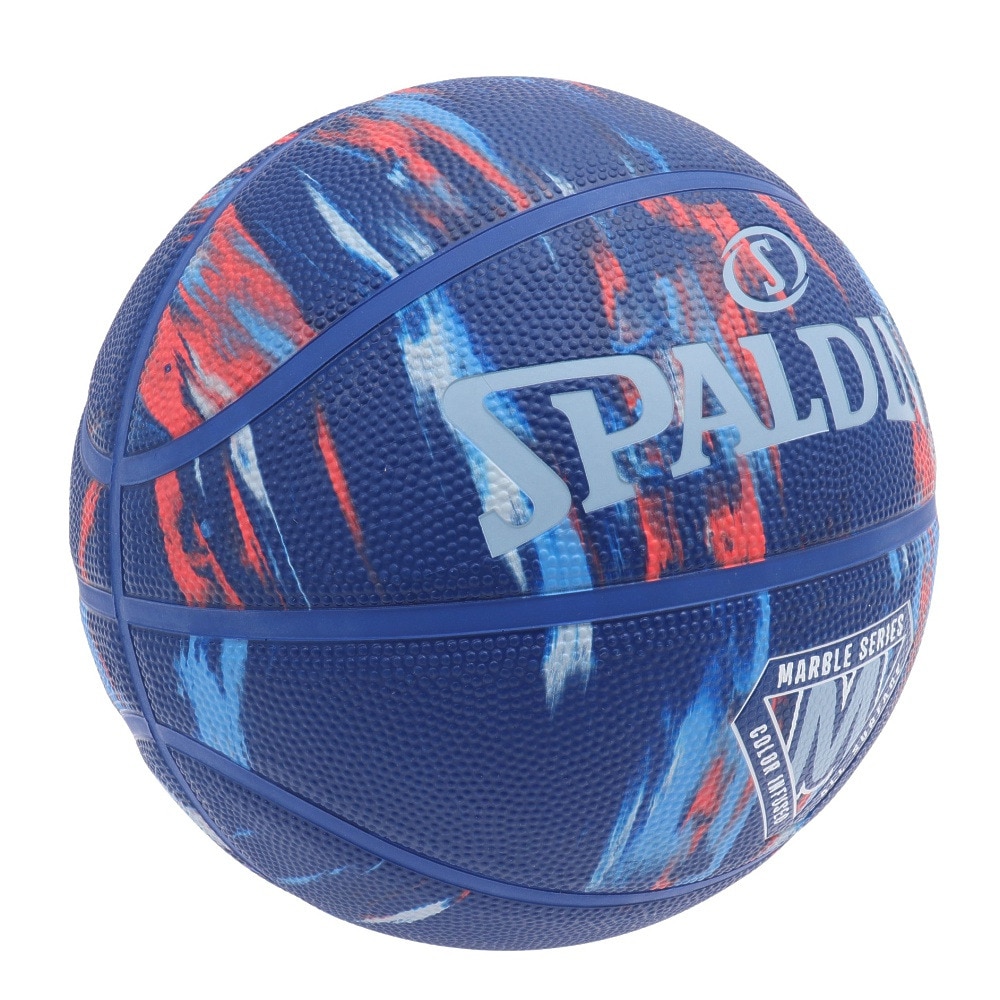 スポルディング（SPALDING）（メンズ）バスケットボール 7号球 マーブル ディープシー 84-986J