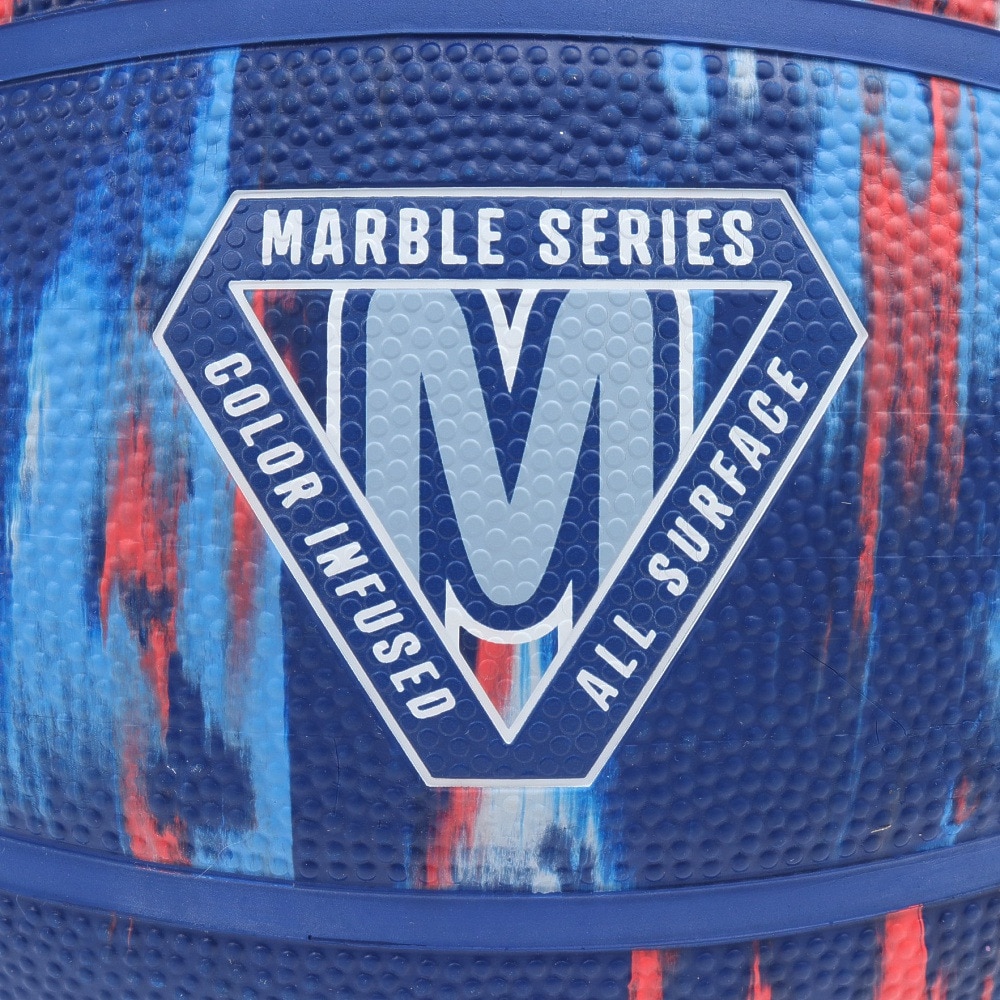 スポルディング（SPALDING）（メンズ）バスケットボール 7号球 マーブル ディープシー 84-986J
