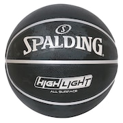 (メンズ)バスケットボール 7号球 ハイライト シルバー ラバー 85-096J
