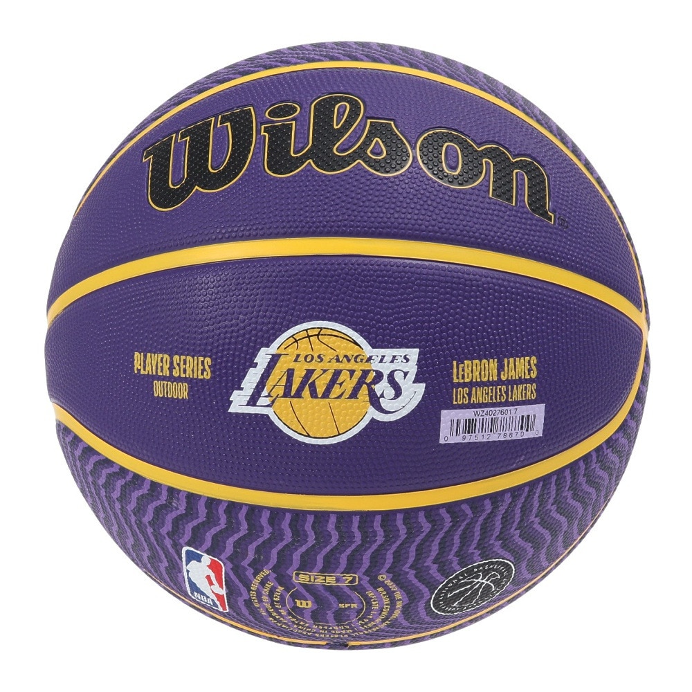 ウイルソン（Wilson）（メンズ）バスケットボール 7号球 NBA PLAYER BSKT 7 WZ4027601XB7