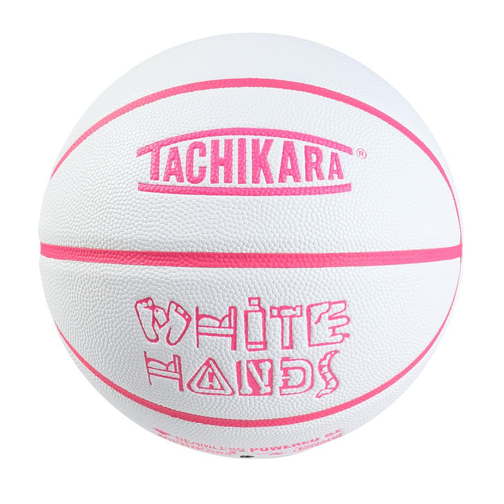 タチカラ（TACHIKARA）（キッズ）バスケットボール 5号球 WHITE HANDS W/P SIZE5 SB5-205