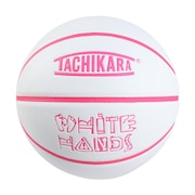 タチカラ（TACHIKARA）（キッズ）バスケットボール 5号球 WHITE HANDS W/P SIZE5 SB5-205