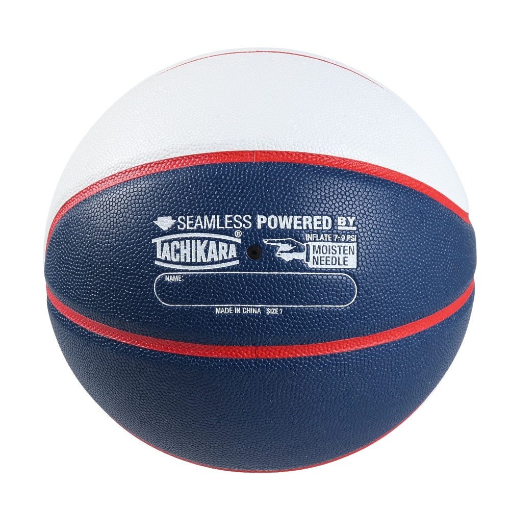 タチカラ（TACHIKARA）（メンズ）バスケットボール 7号球 FRANCHISE BASKETBALL BLKWHT SB7-X24201