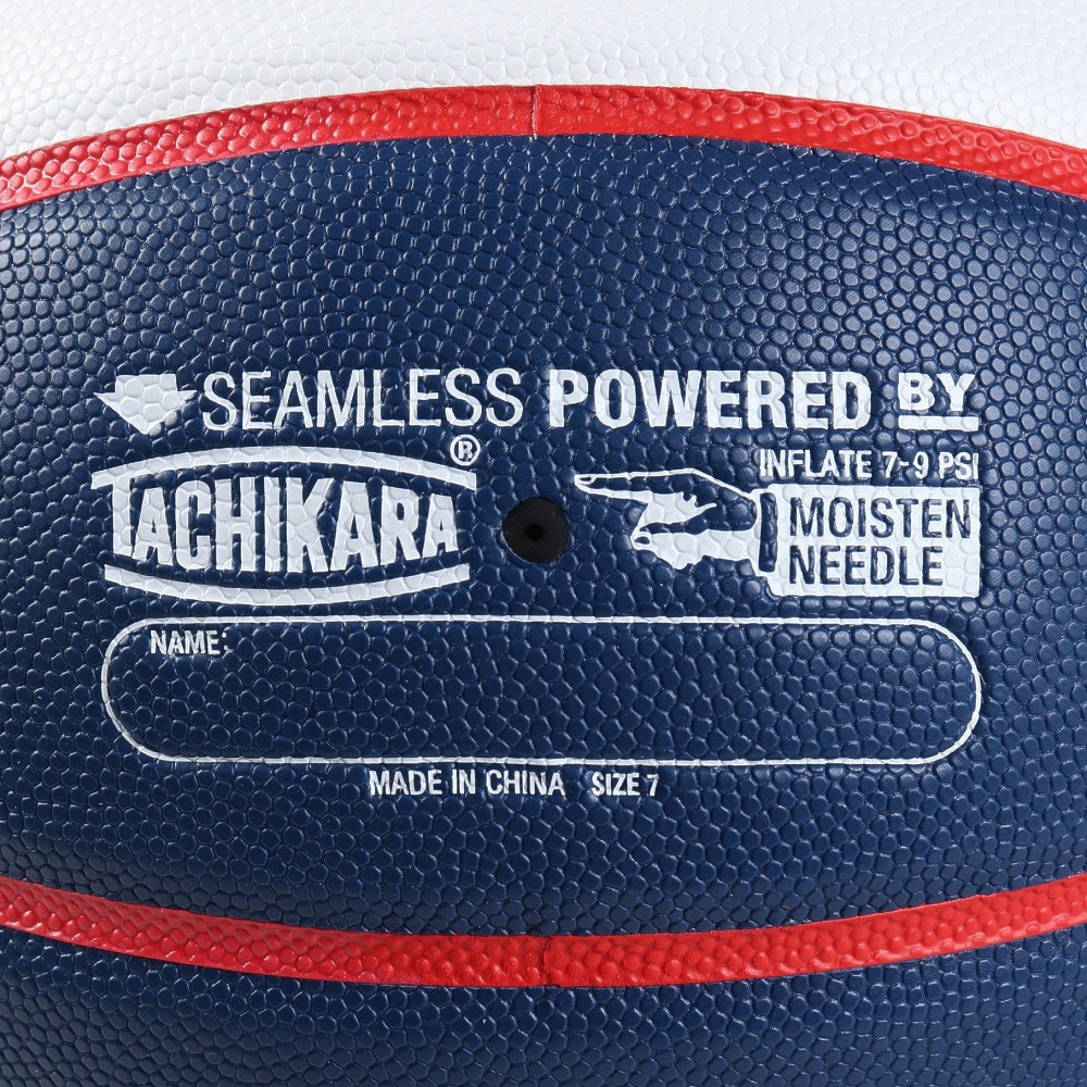 タチカラ（TACHIKARA）（メンズ）バスケットボール 7号球 FRANCHISE BASKETBALL BLKWHT SB7-X24201