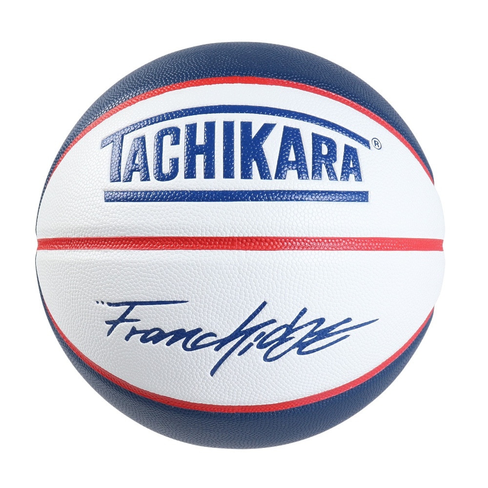 タチカラ（TACHIKARA）（メンズ）バスケットボール 7号球 FRANCHISE BASKETBALL BLKWHT SB7-X24201