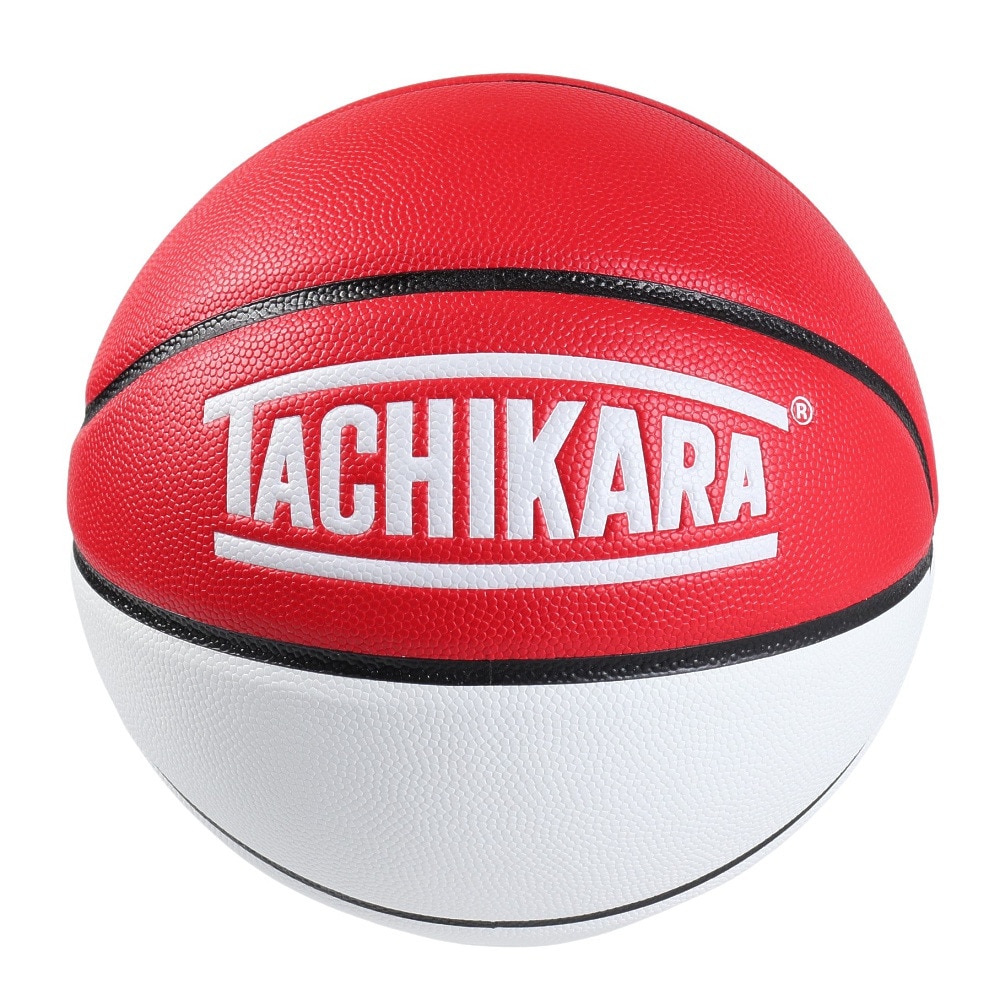 タチカラ（TACHIKARA）（メンズ）バスケットボール 7号球 FRANCHISE BASKETBALL REDWHT SB7-X24202