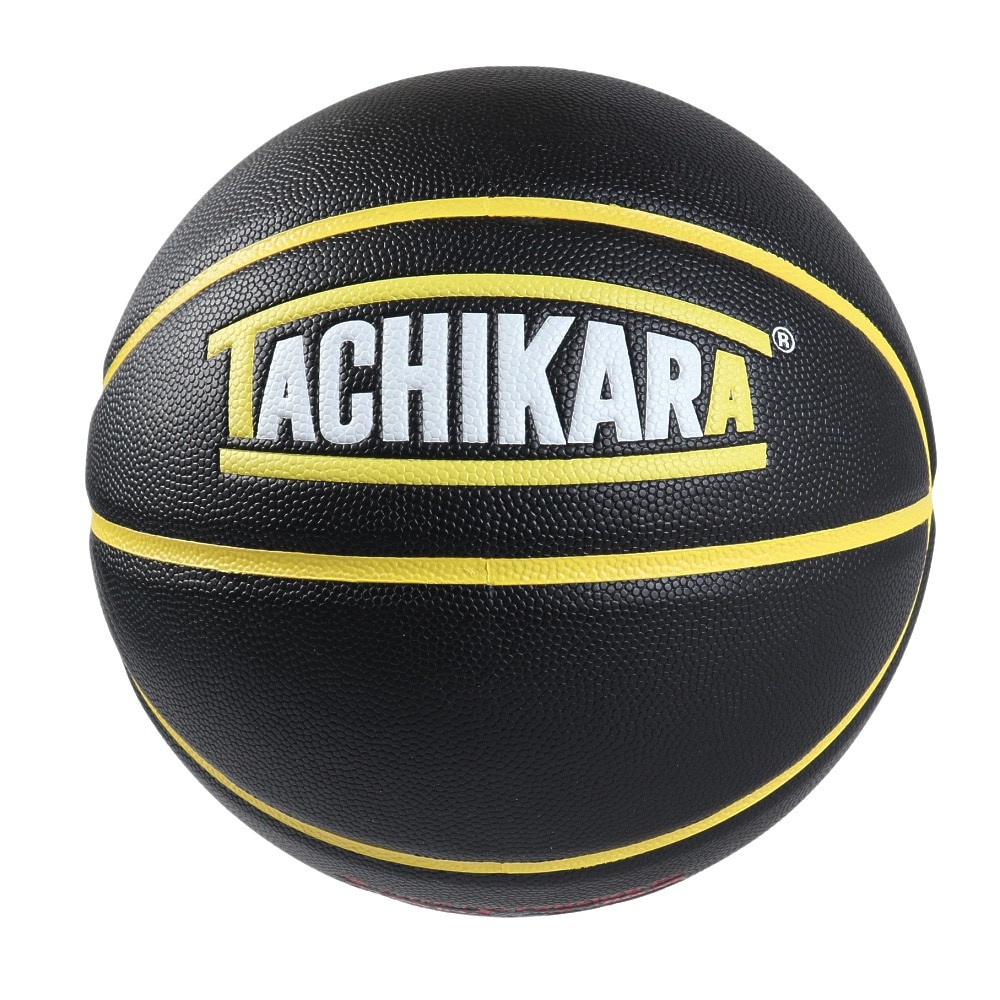 タチカラ（TACHIKARA）（メンズ）バスケットボール 7号球 FRANCHISE BASKETBALL BLKYEL SB7-X24204