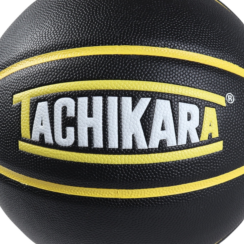 タチカラ（TACHIKARA）（メンズ）バスケットボール 7号球 FRANCHISE BASKETBALL BLKYEL SB7-X24204