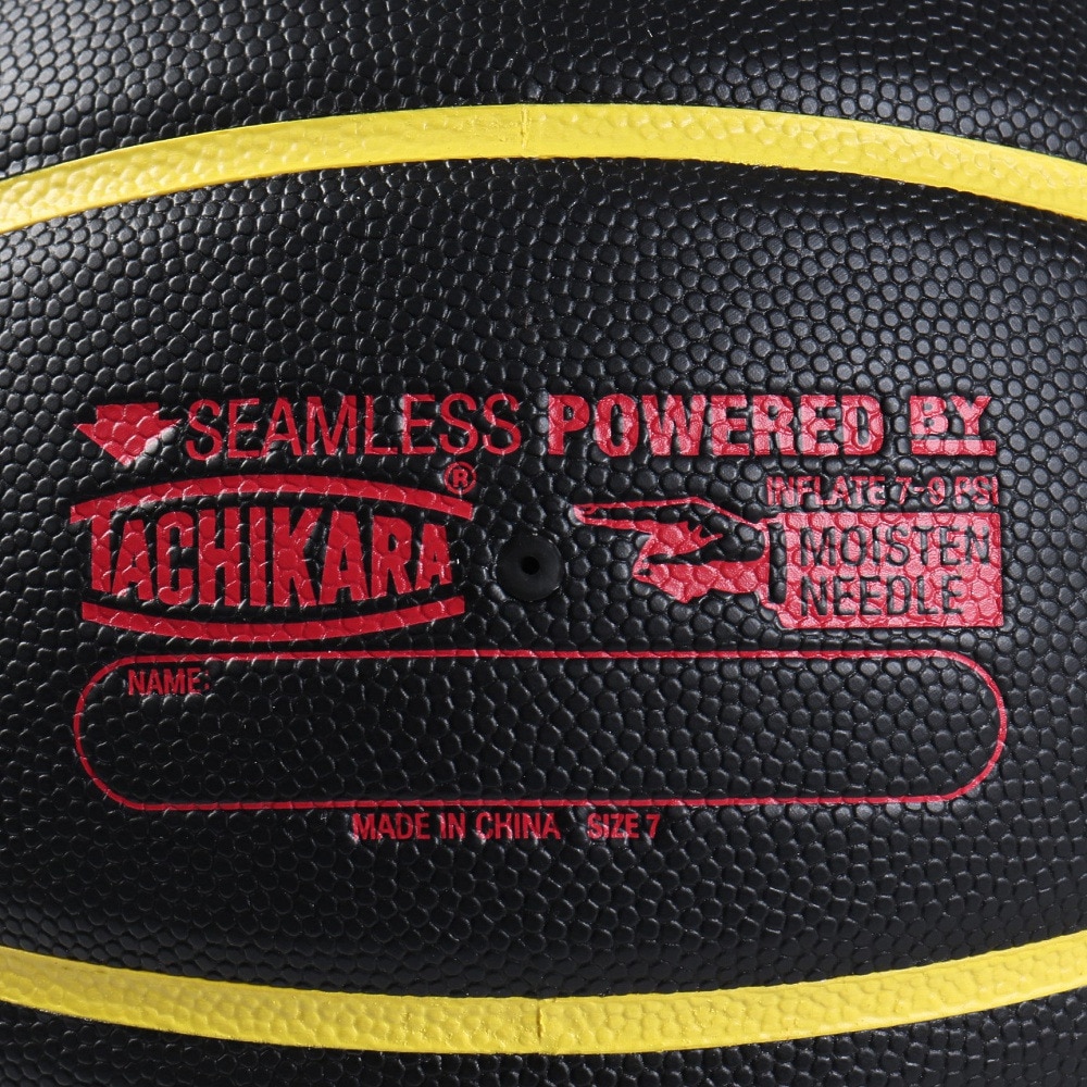 タチカラ（TACHIKARA）（メンズ）バスケットボール 7号球 FRANCHISE BASKETBALL BLKYEL SB7-X24204