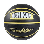 タチカラ（TACHIKARA）（メンズ）バスケットボール 7号球 FRANCHISE BASKETBALL BLKYEL SB7-X24204