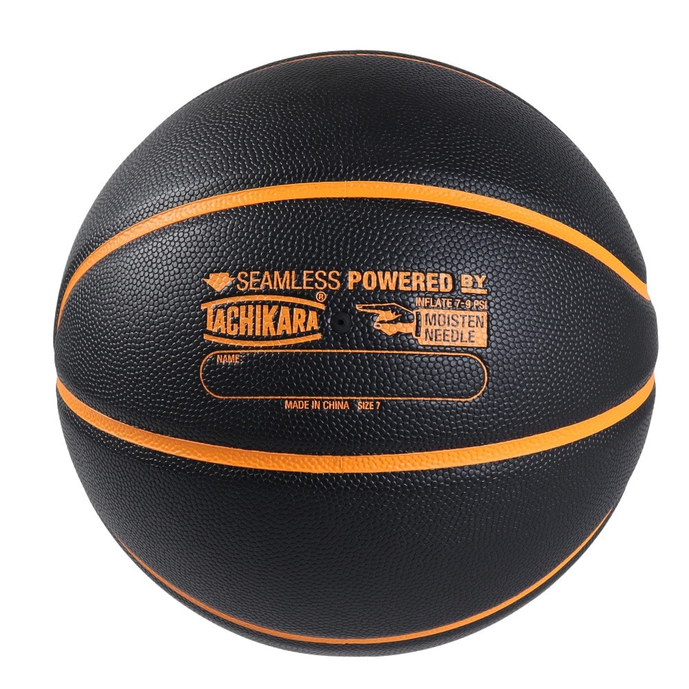 タチカラ（TACHIKARA）（メンズ）バスケットボール 7号球 FRANCHISE BASKETBALL BLKORG SB7-X24205