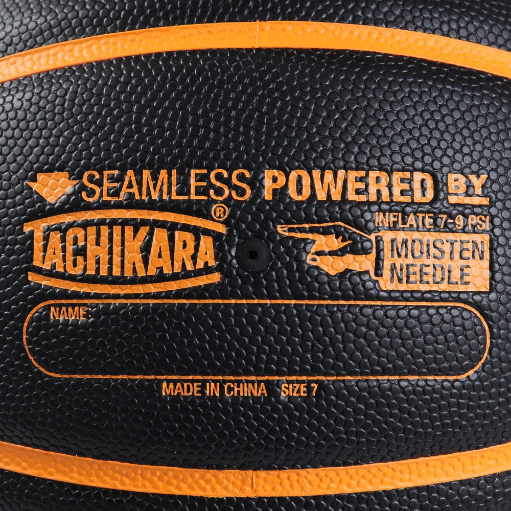 タチカラ（TACHIKARA）（メンズ）バスケットボール 7号球 FRANCHISE BASKETBALL BLKORG SB7-X24205