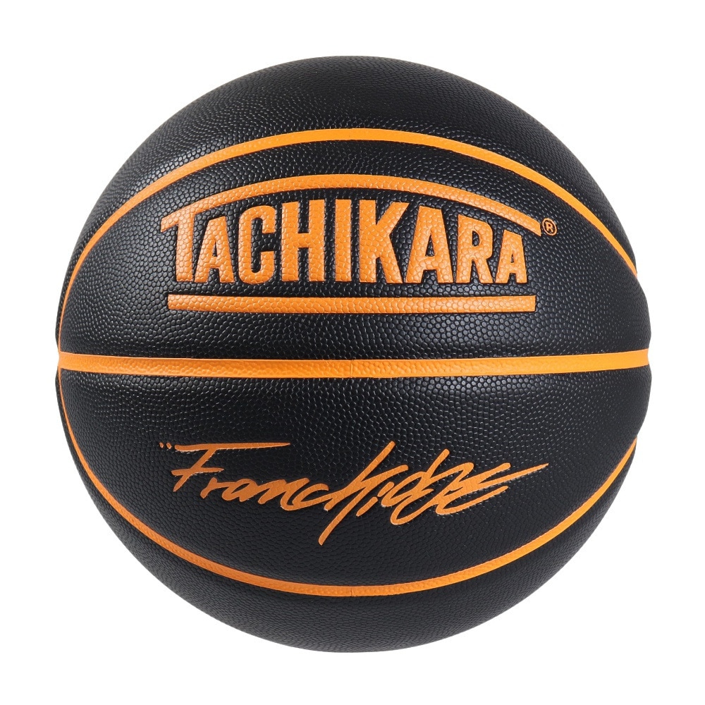 タチカラ（TACHIKARA）（メンズ）バスケットボール 7号球 FRANCHISE BASKETBALL BLKORG SB7-X24205