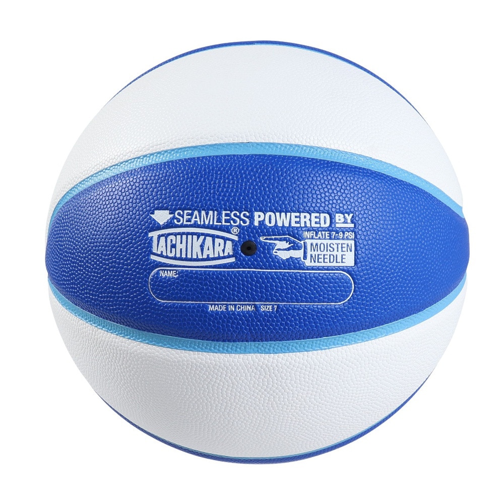 タチカラ（TACHIKARA）（メンズ）バスケットボール 7号球 FRANCHISE BASKETBALL WHTBLE SB7-X24206