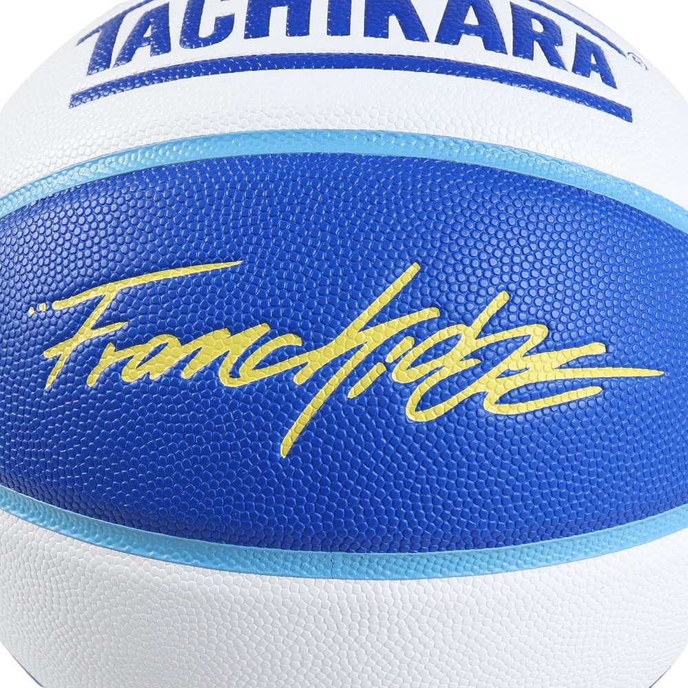 タチカラ（TACHIKARA）（メンズ）バスケットボール 7号球 FRANCHISE BASKETBALL WHTBLE SB7-X24206
