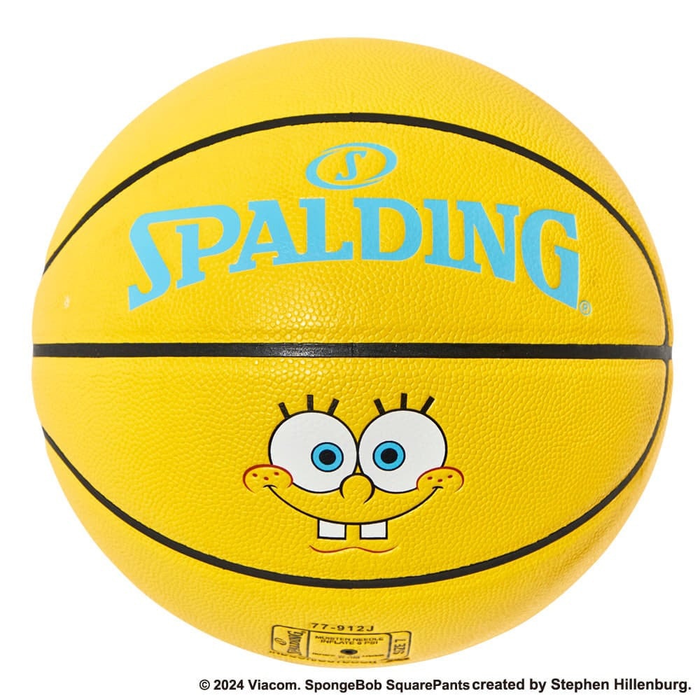 スポルディング（SPALDING）（メンズ）バスケットボール 7号球 スポンジ・ボブ イエロー コンポジット 77-912J