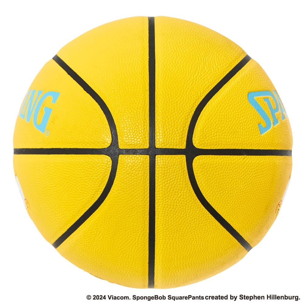スポルディング（SPALDING）（メンズ）バスケットボール 7号球 スポンジ・ボブ イエロー コンポジット 77-912J