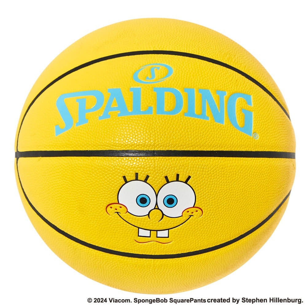 スポルディング（SPALDING）（メンズ）バスケットボール 7号球 スポンジ・ボブ イエロー コンポジット 77-912J