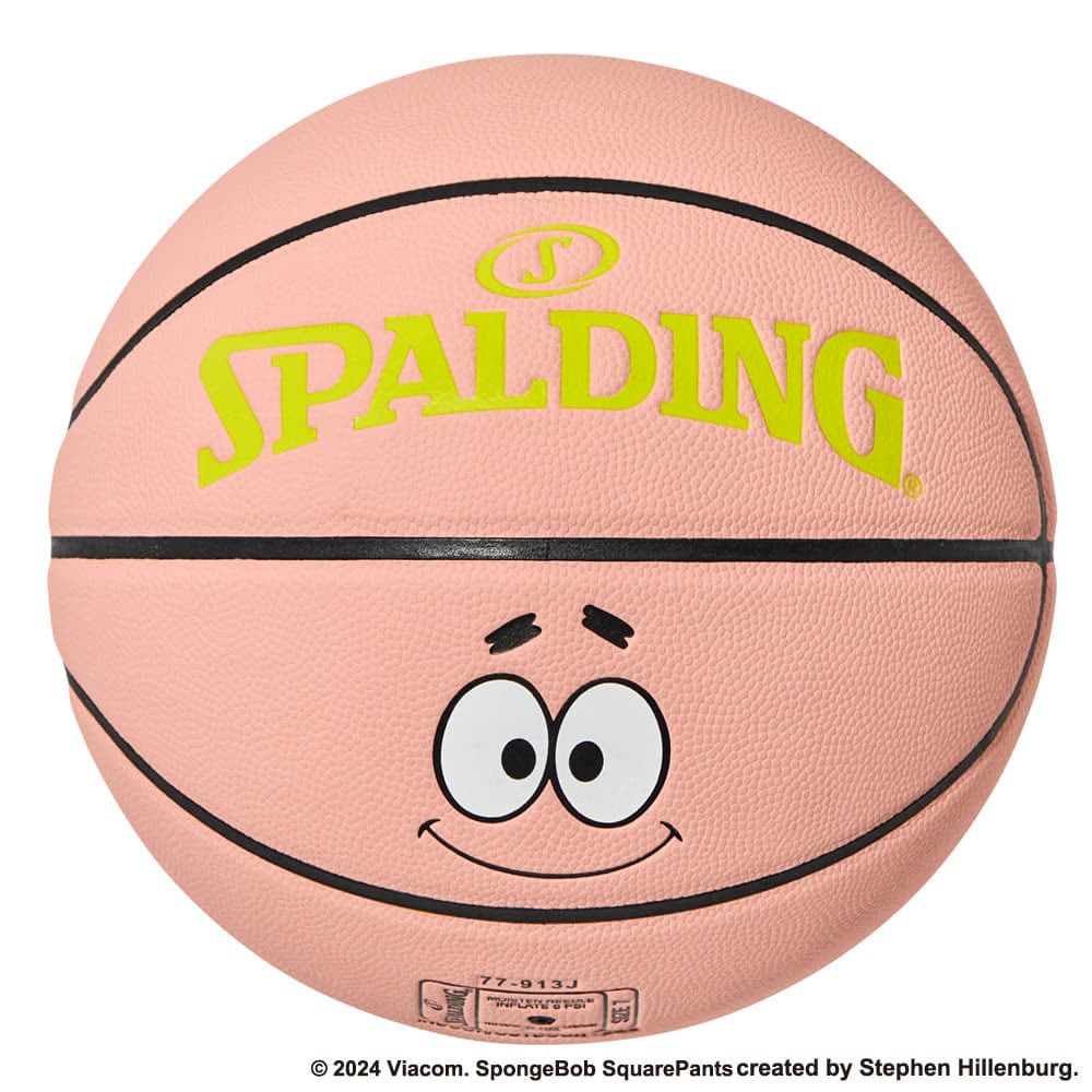 スポルディング（SPALDING）（メンズ）バスケットボール 7号球 パトリックスター ピンク コンポジット 77-913J
