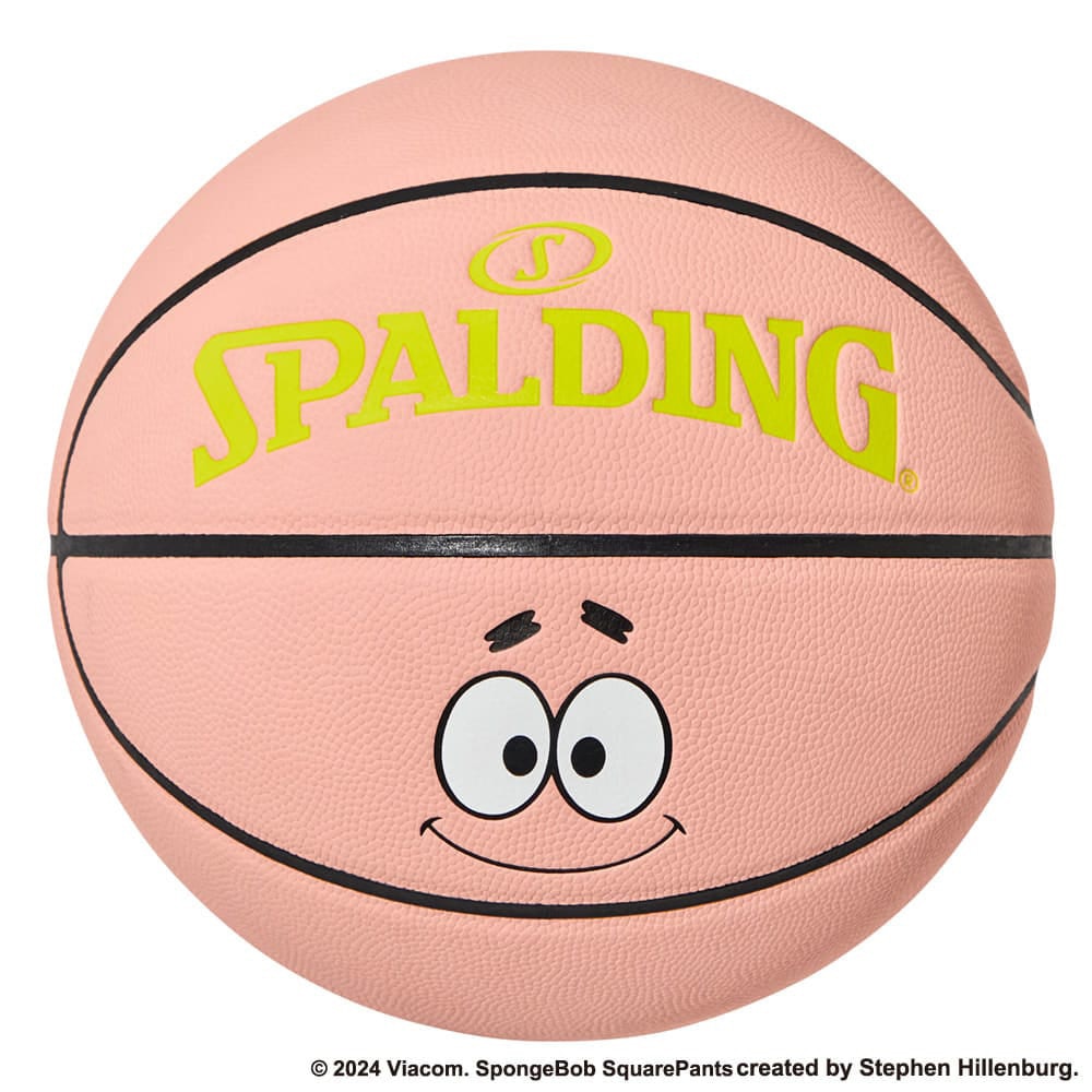 スポルディング（SPALDING）（メンズ）バスケットボール 7号球 パトリックスター ピンク コンポジット 77-913J