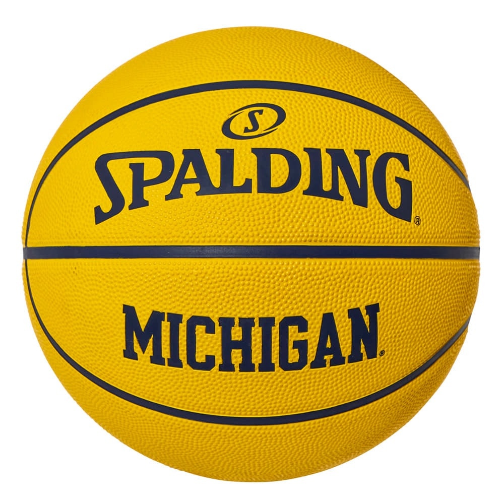 スポルディング（SPALDING）（メンズ）バスケットボール 7号球 ミシガン メイズ ラバー 85-132J