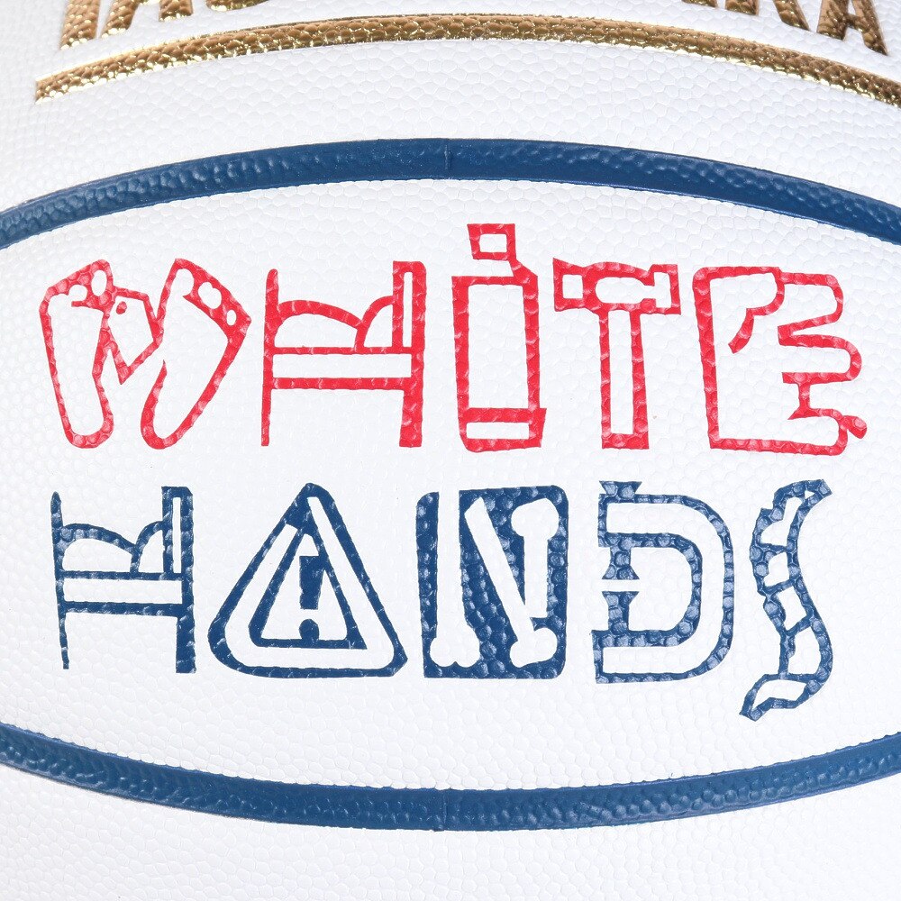 タチカラ（TACHIKARA）（メンズ）バスケットボール 7号球 WHITE HANDS W/BL SB7-208