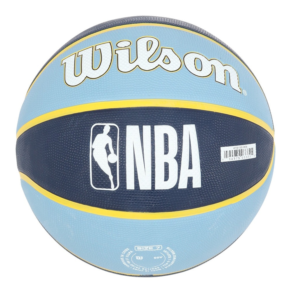 ウイルソン（Wilson）（メンズ）バスケットボール 7号球 NBA TEAM TRIBUTE メンフィス・グリズリーズ ラバー WTB1300XBMEM