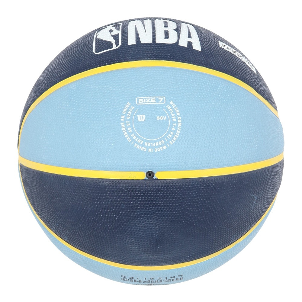 ウイルソン（Wilson）（メンズ）バスケットボール 7号球 NBA TEAM TRIBUTE メンフィス・グリズリーズ ラバー WTB1300XBMEM
