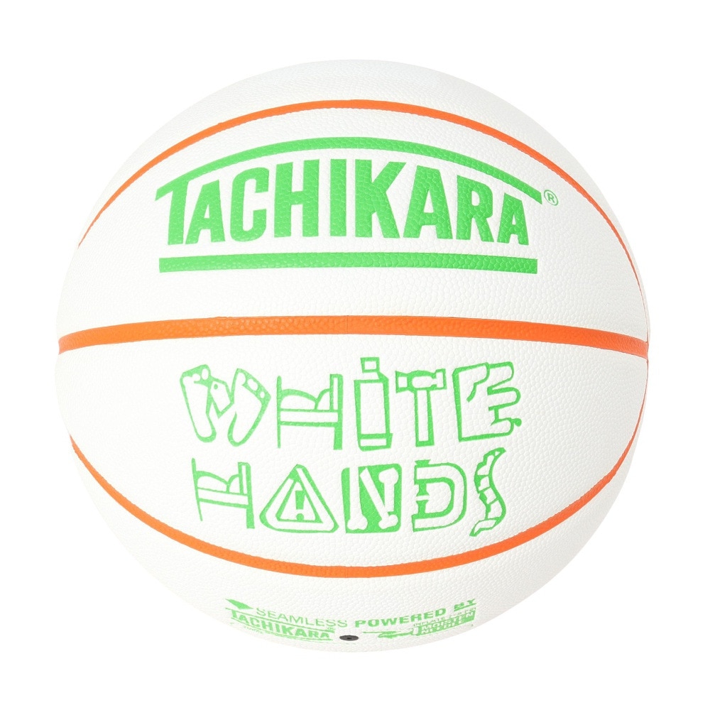 タチカラ（TACHIKARA）（メンズ）バスケットボール 7号球 WHITE HANDS NGNO SB7-2007