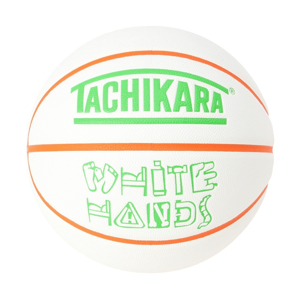 タチカラ（TACHIKARA）（メンズ）バスケットボール 7号球 WHITE HANDS NGNO SB7-2007
