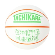 (メンズ)バスケットボール 7号球 WHITE HANDS NGNO SB7-2007