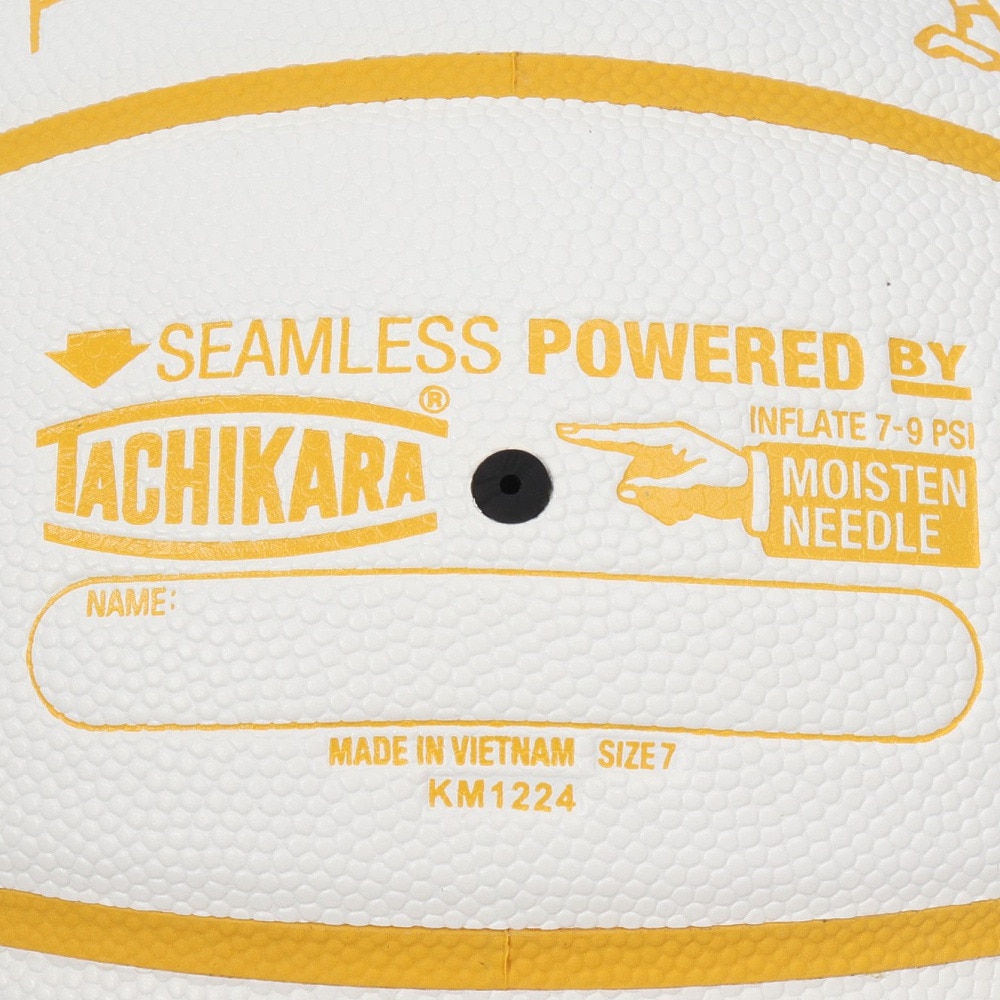 タチカラ（TACHIKARA）（メンズ）バスケットボール 7号球 WHITE HANDS SB7-2023