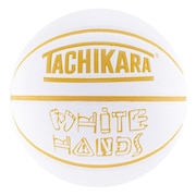 (メンズ)バスケットボール 7号球 WHITE HANDS SB7-2023
