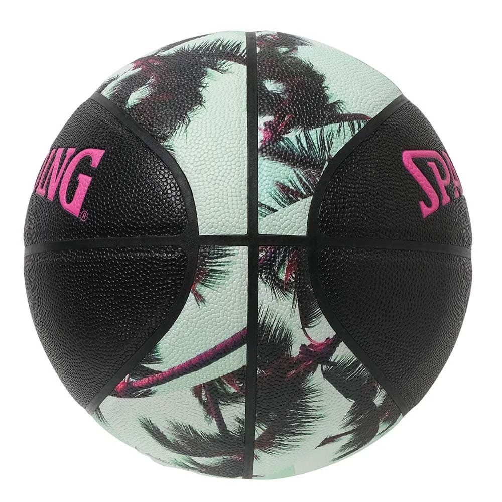 スポルディング（SPALDING）（メンズ）バスケットボール 7号球 パームツリー 77-988J