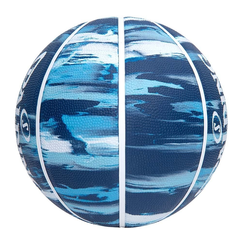 スポルディング（SPALDING）（メンズ）バスケットボール 7号球 マーブル ネイビー ライトブルー 85-069Z