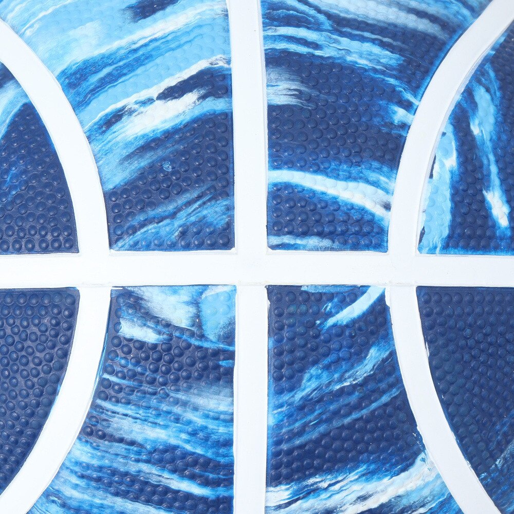 スポルディング（SPALDING）（メンズ）バスケットボール 7号球 マーブル ネイビー ライトブルー 85-069Z