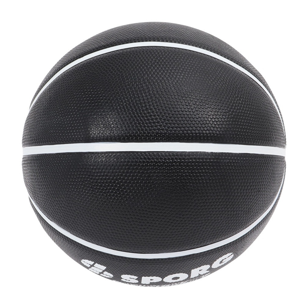SPORG（SPORG）（メンズ）バスケットボール 7号球 ラバー SPBB-02 BLK