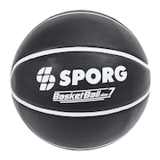 (メンズ)バスケットボール 7号球 ラバー SPBB-02 BLK