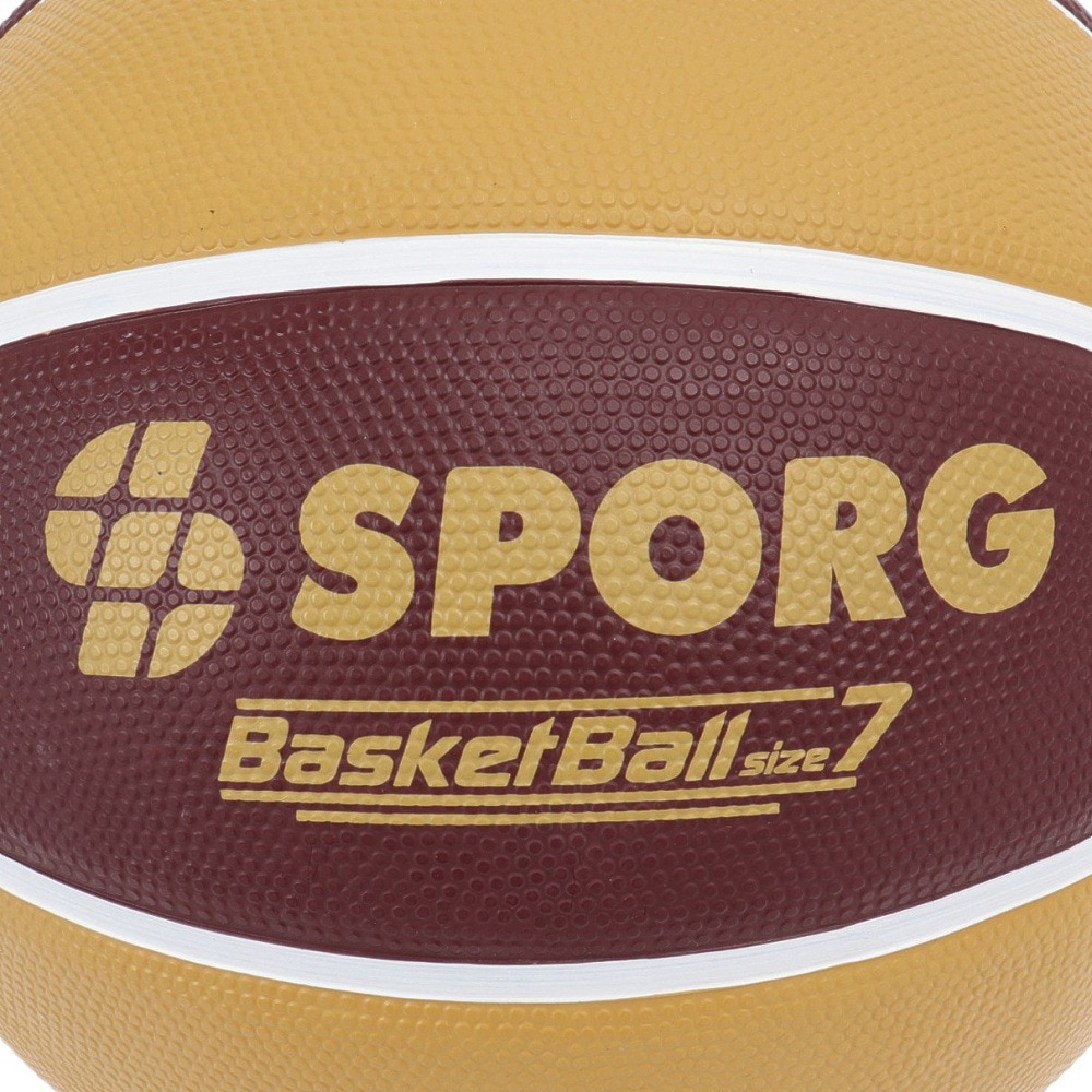 SPORG（SPORG）（メンズ）バスケットボール 7号球 ラバー SPBB-02 BRBE