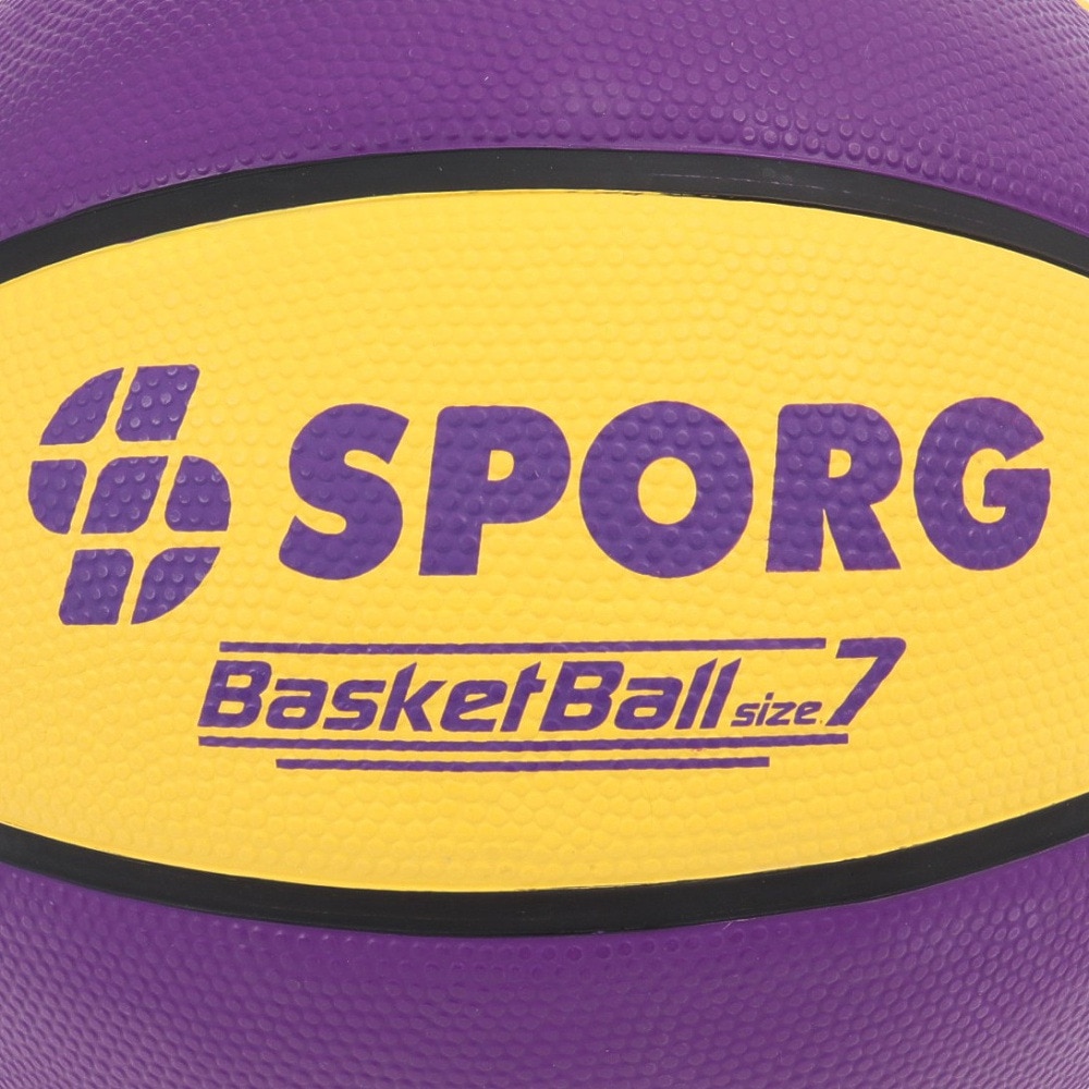 SPORG（SPORG）（メンズ）バスケットボール 7号球 ラバー SPBB-02 PUYL