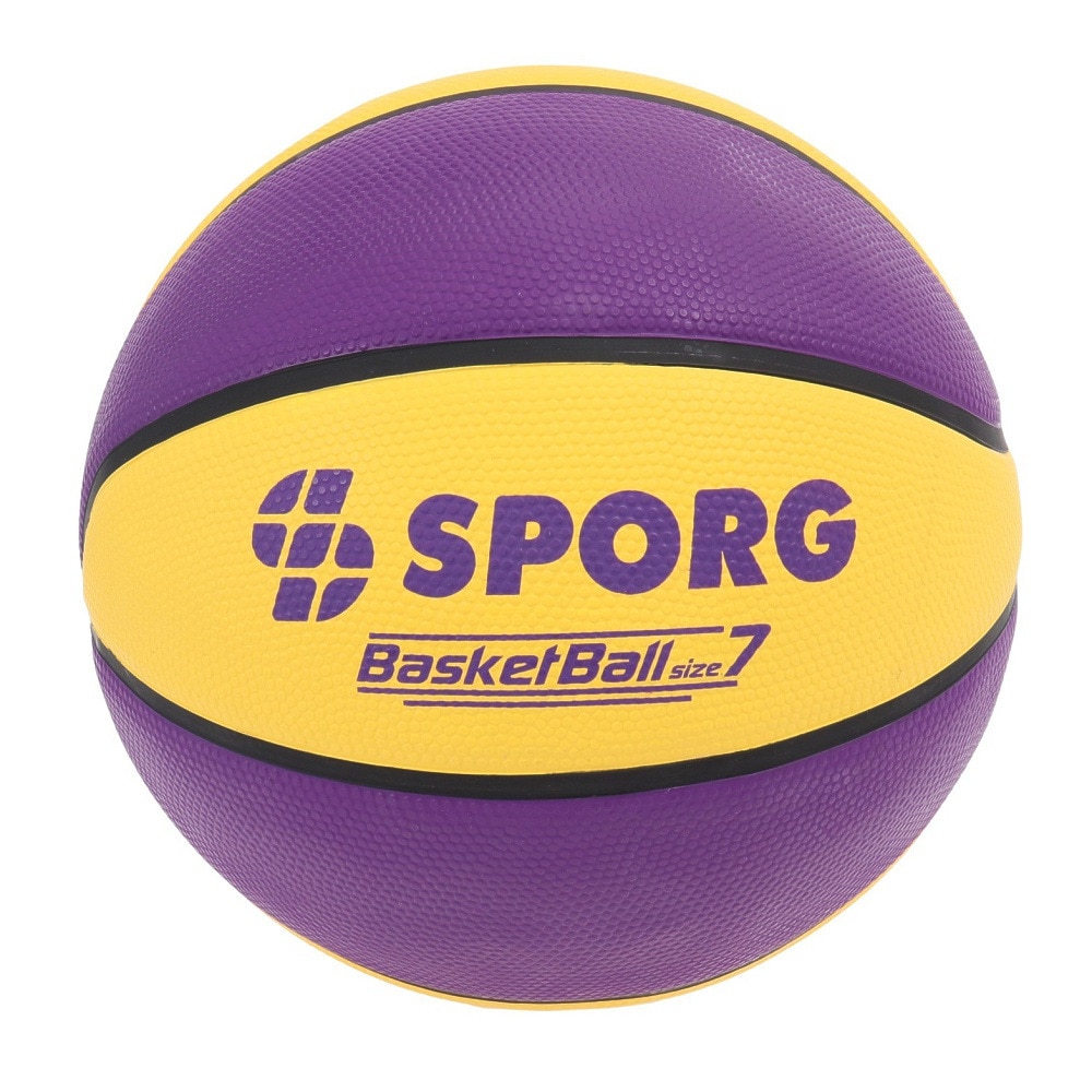 SPORG（SPORG）（メンズ）バスケットボール 7号球 ラバー SPBB-02 PUYL
