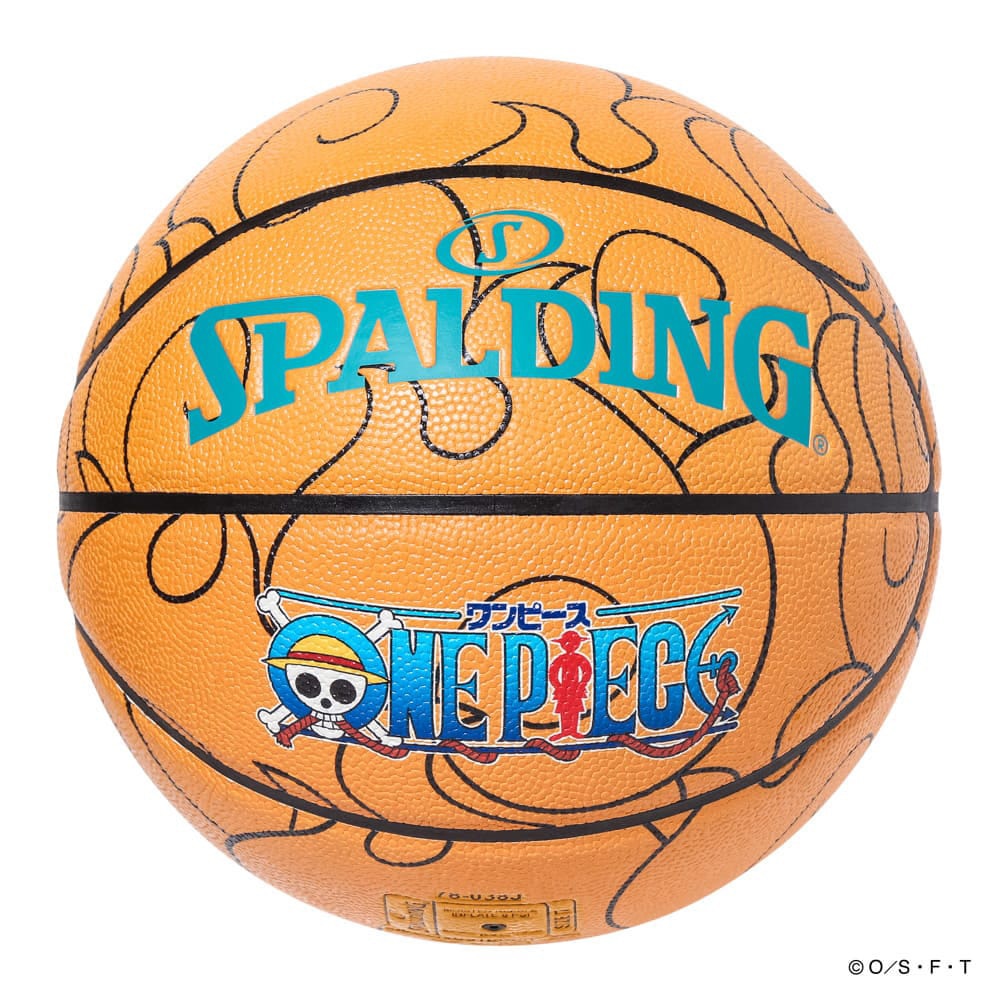 スポルディング（SPALDING）（メンズ）バスケットボール 7号球 ONE PIECE メラメラの実 合成皮革 78-038J